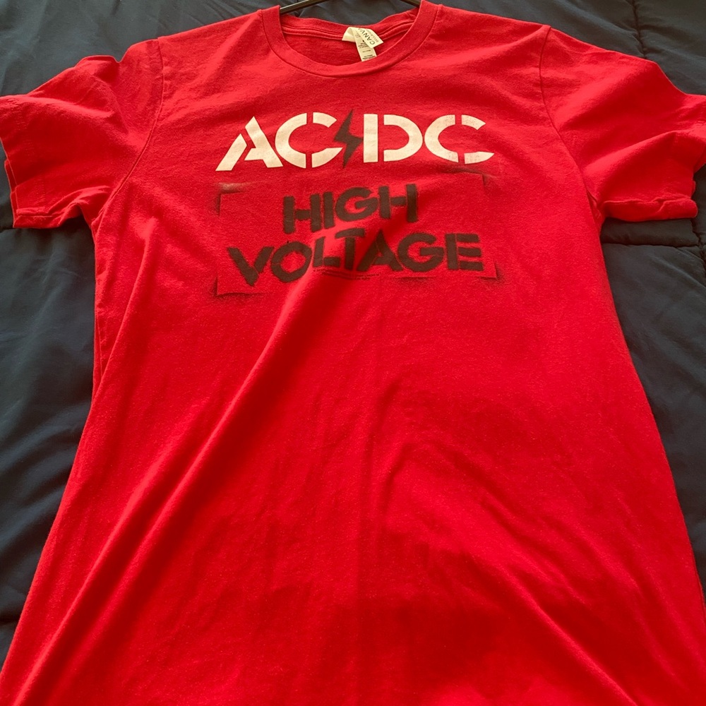 AC/DC Red Graphic T-Shirt